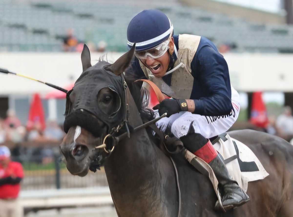 TOUR QUEEN rallies to take the Sampson Oaks today at Canterbury.  Grateful we decided to hold on to this talented filly.  Spent a combined $15,000 on the mare and stud fee. <a href="/CanterburyPark/">Canterbury Park</a> <a href="/SilviaHall8888/">Silvia Hall</a>