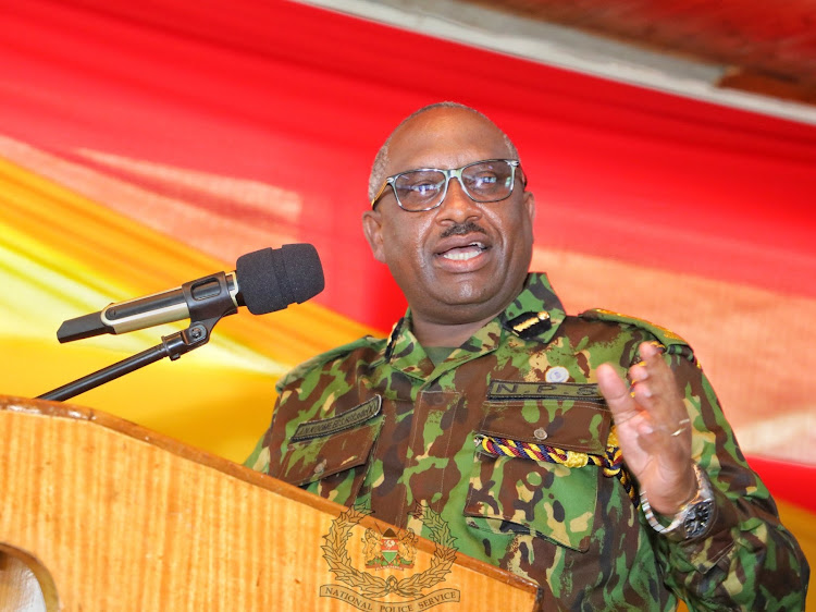 C_NyaKundiH's tweet photo. IG Koome tells Nation Media they have devised new ways to lock protesters from Bunge and Key government installations https://t.co/nWdmVnehT8
