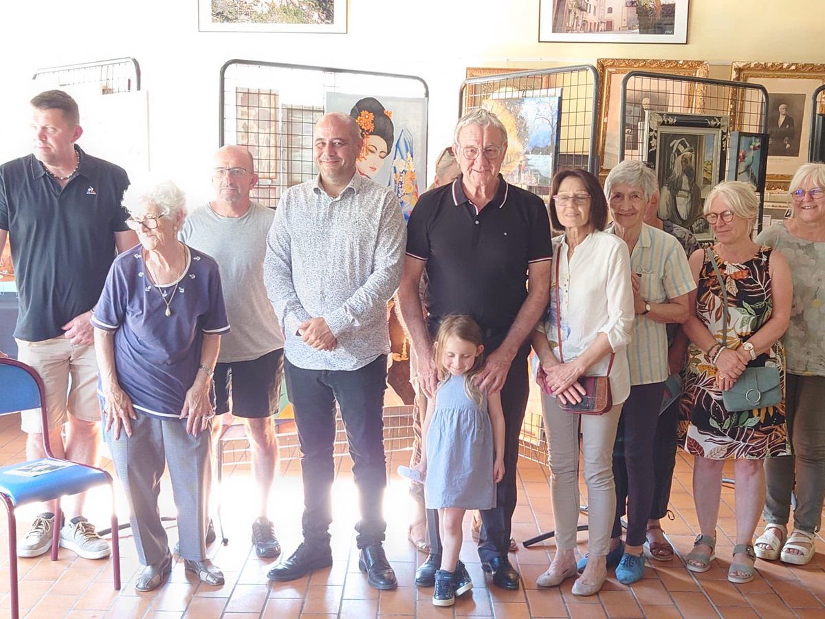 Accueil chaleureux à Touët-sur-Var avec son maire @RogerCiais