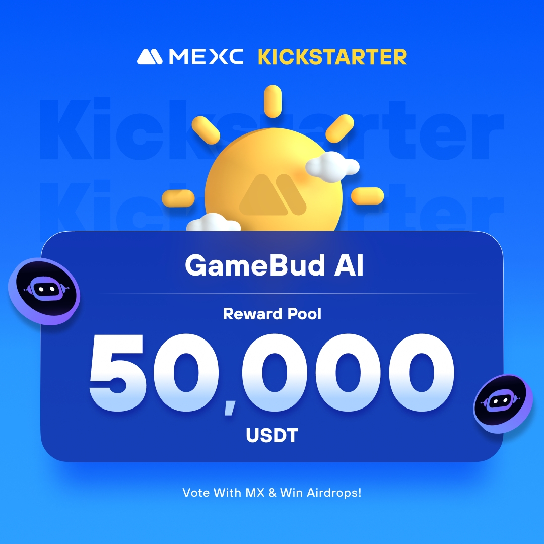 MEXC's tweet photo. .@GamebudAi, your advanced AI-powered tool designed to take your gaming skills to the next level, is coming to #MEXCKickstarter 🚀

🗳Vote with $MX to share massive airdrops
📈 #GAMEBUD/USDT Trading: 2024-06-24 13:00 (UTC)

Details: https://t.co/mZCzWKGFtM https://t.co/qEOKEt9cjn