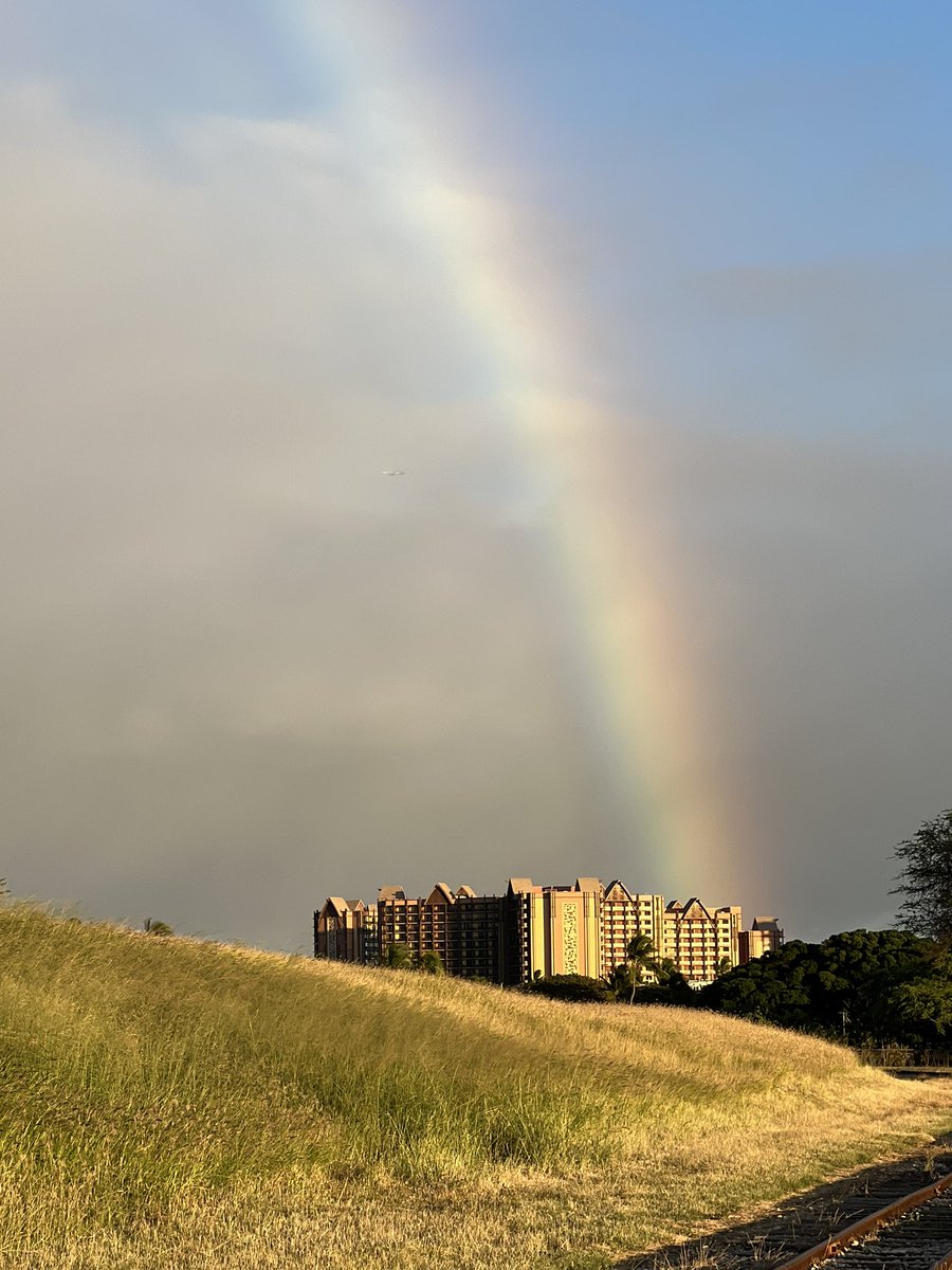 When your resort is at the end of the rainbow, you know it is nice! <a href="/DisneyAulani/">DisneyAulani</a>