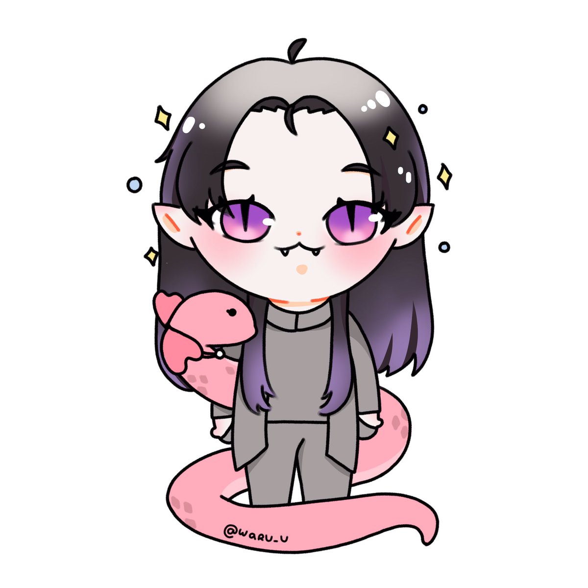waru_uii's tweet photo. งูขู่แง่งๆๆๆๆๆๆๆ #พรวดวาดรูป https://t.co/F0KLVptHxC