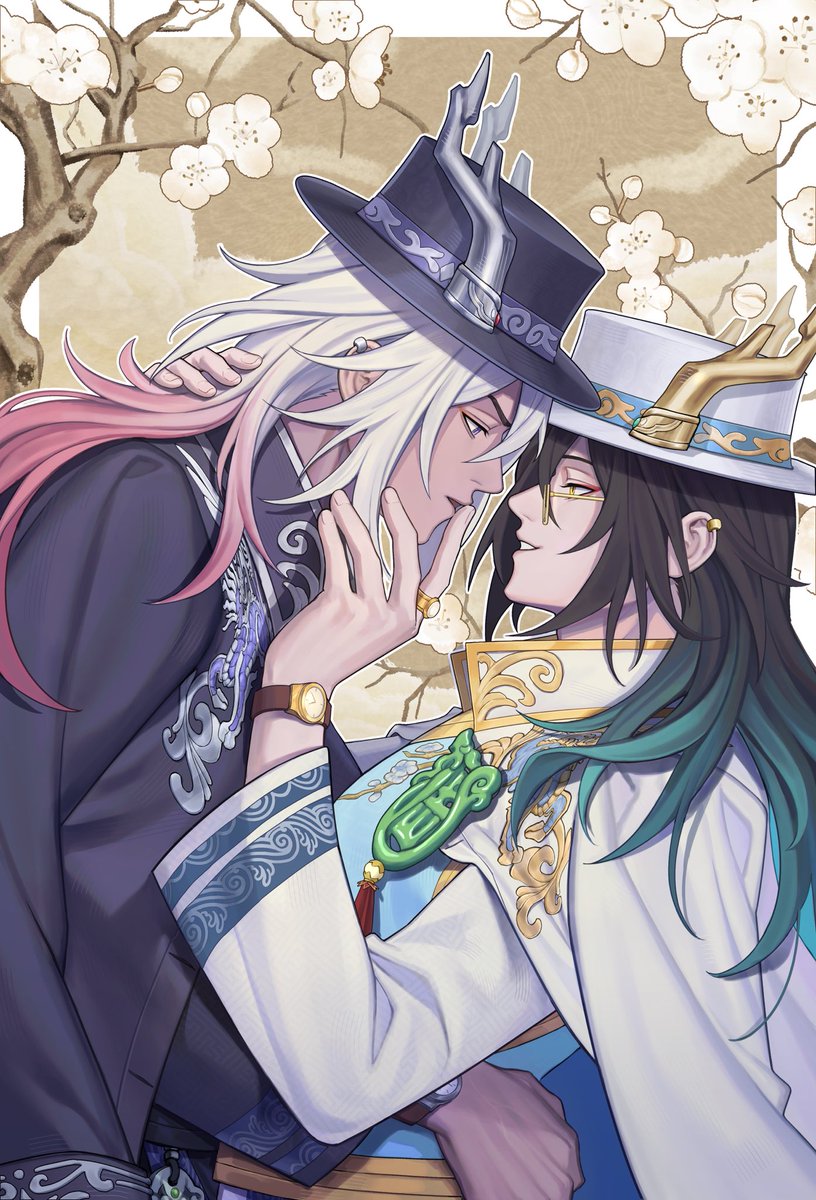 #范謝 #第五人格 #谢必安 #范无咎
⚫️⚪️

——————————————-
My commission from @/reyhtt205
Do not repost