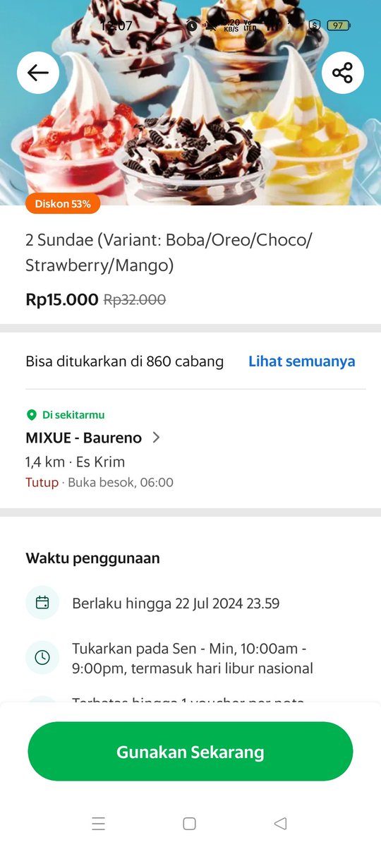 elemenanginnn's tweet photo. @berburusales Maaf oot, mau nanya ini restonya kan tutup untuk dine in. Apa tetep bisa dituker? https://t.co/aw0vPHqy18