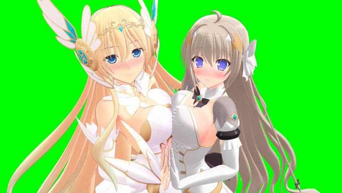 【秘密のMMDモデルのテストを依頼されました】

以前紹介したセイクリッドクレール(右の娘)の製作者様の最新作。「エンシェル・レナ(ラエリスフォーム)」がついに完成間近となりました。
来月公開予定です。
※動いてる参考もリプにあります

公開お楽しみに! 