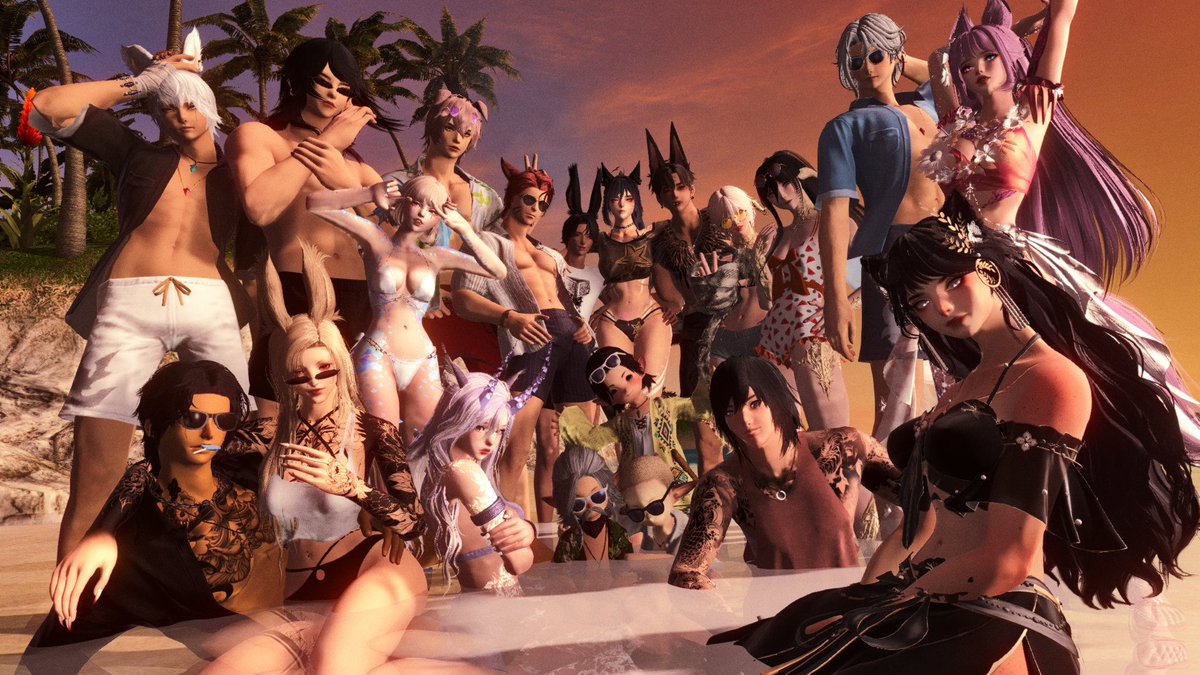 OK WOLFPACK ROLL OUT!! *rp howls with gang* #breakingdawnxiv #5spades #gposers

( i can only tag 10 people so heres the rest.... 
<a href="/YuAmeXIV/">Yu</a> @AmadeusEthereal @IllyaLiliya @lunalesca_ffxiv <a href="/Hayashiii_/">Hayashi</a> @8ku_ffxiv <a href="/Yumiki_xiv/">Yumiway//ゆみき</a> )