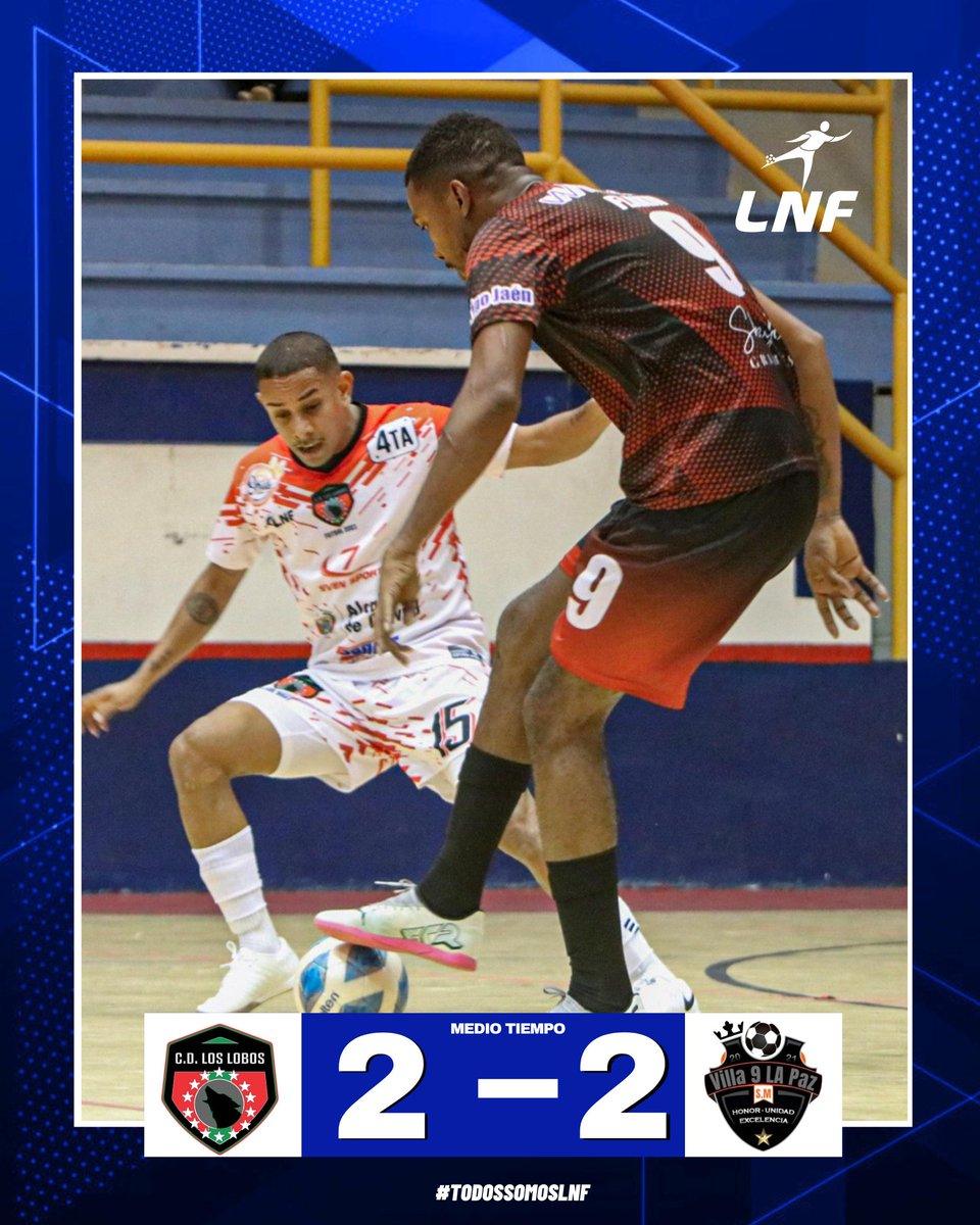 LNFPanama's tweet photo. Partido empatado al medio tiempo.

CD Los Lobos 2 - 2 Villa 9 La Paz

#TodosSomosLNF https://t.co/iWPsh3KSNU