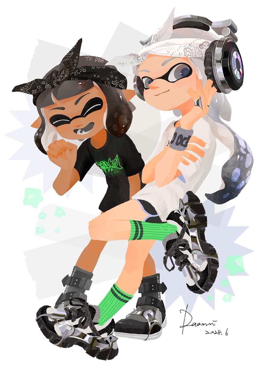イカガール(スプラトゥーン) ,インクリング 「 」|Daamiのイラスト