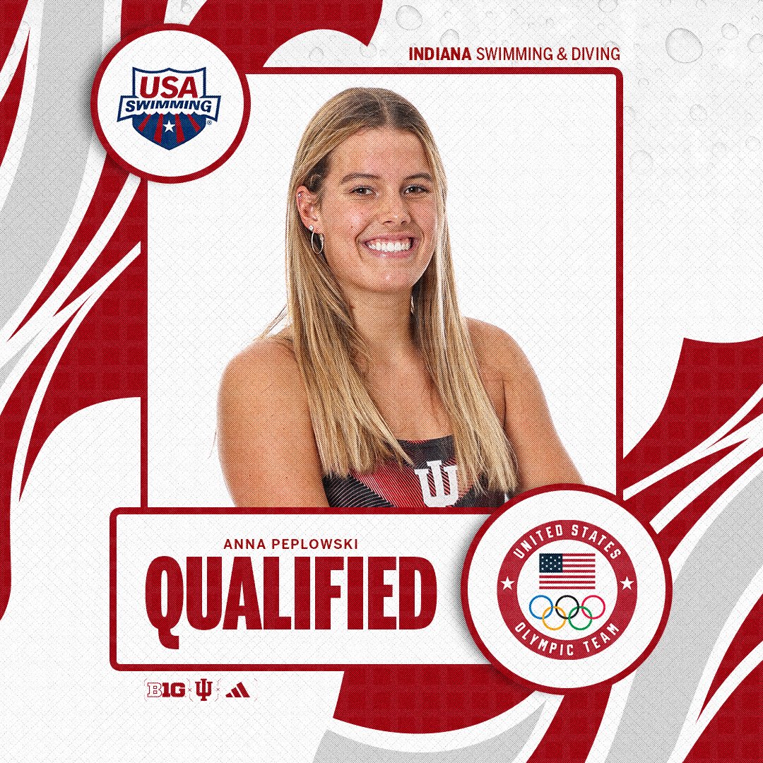 IndianaSwimDive's tweet photo. Peplowski. Paris. 💫

#OlympiansMadeHere | #IUSD https://t.co/8h774YAUuT