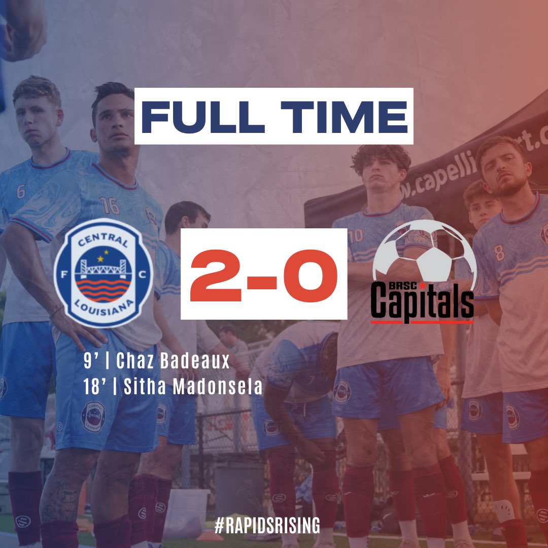 That’s all, folks ✌️ Two early goals from Chaz and Sitha are enough to earn us the victory tonight.

Boys are back in league action Wednesday night with a huge 3 points on the line. Let’s show up- we need your support now more than ever!

#gcpl #nonleague #rapidsrising #cenlafc