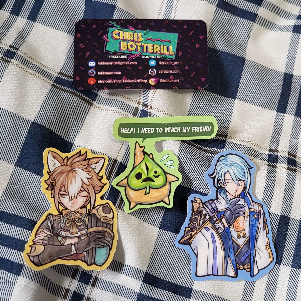 Tired, DMCL brain rot and Vrtra's #??? Fan (@silmarwen_t) on Twitter photo Was at a con recently and got some wonderful pins from <a href="/FlairFighter/">Flair Fighter</a>, a great Dimitri magnet from <a href="/Reddfawks/">🐾 🦊 Red Paw Designs 🦊🐾</a> and some great stickers from <a href="/takkun_art/">🦍Takkun🦖 Fan Expo T20</a>. Was at a con recently and got some wonderful pins from <a href="/FlairFighter/">Flair Fighter</a>, a great Dimitri magnet from <a href="/Reddfawks/">🐾 🦊 Red Paw Designs 🦊🐾</a> and some great stickers from <a href="/takkun_art/">🦍Takkun🦖 Fan Expo T20</a>.