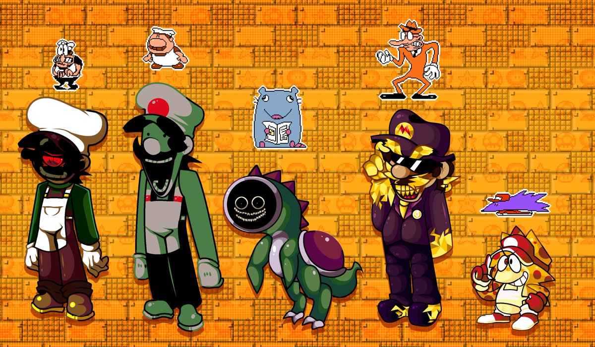 LuigiDoodles's tweet photo. ⭐Ps135 (Peppino)⭐
@Fire_Mario_Fan
✨Mr. L (Gustavo)✨
@MrPixel110308
⭐Secret (Brick)⭐
@AntzIsMad
✨Xenarchus (stick)✨
@Dustard6
⭐Pepperonick (Snick)⭐
Pick Retake

#Mariomix #Marioexe #exeoc #pizzatower #exe https://t.co/HIeHAcnfhW