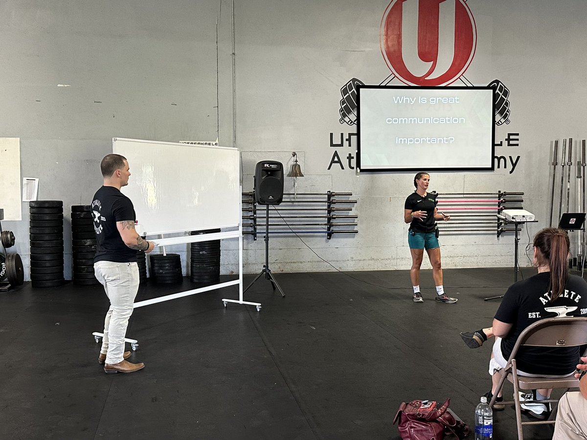 tiffjpatterson's tweet photo. Thanks to @AthleteBuilder &amp; @SCCullison for inviting me to speak at their Summit today in Indy! Spoke on Lesson's Learned as a Strength Coach. I've gone from 3 yrs in this field: Starting as an Intern to a Lead S&amp;C Coach.  

1st rule: Be Nice
2nd rule: Be Awesome 🤩

@PSM1Team https://t.co/hgQRIiKpEr