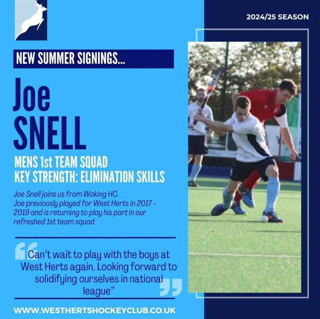 Our first signing of the summer. Joe Snell makes his return!