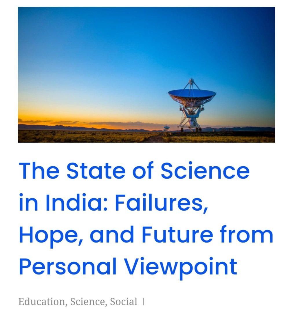 Joy_Jayabrata's tweet image. I seldom write on subjects that are too big to arrange thoughts around them. 

In the latest blog post, I tried writing something similar. Suggestions/thoughts are welcome. 
tinyurl.com/4vdpjvum