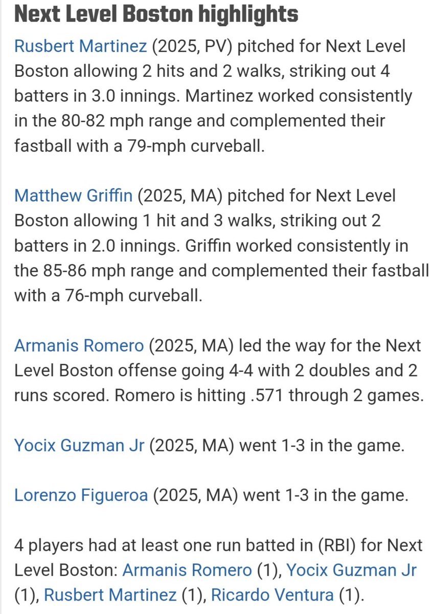 Next Level Boston ⚾️ tweet media
