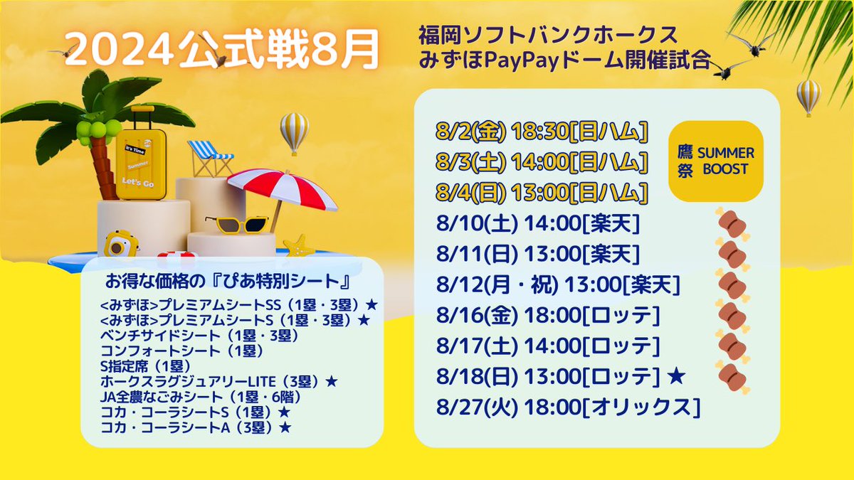 8/17(日)　ソフトバンクVSロッテ戦 みずほプレミアムSSシ―ト♪最前列 8/17(日) ソフトバンクVSロッテ戦 みずほプレミアムSSシ―ト♪最前列