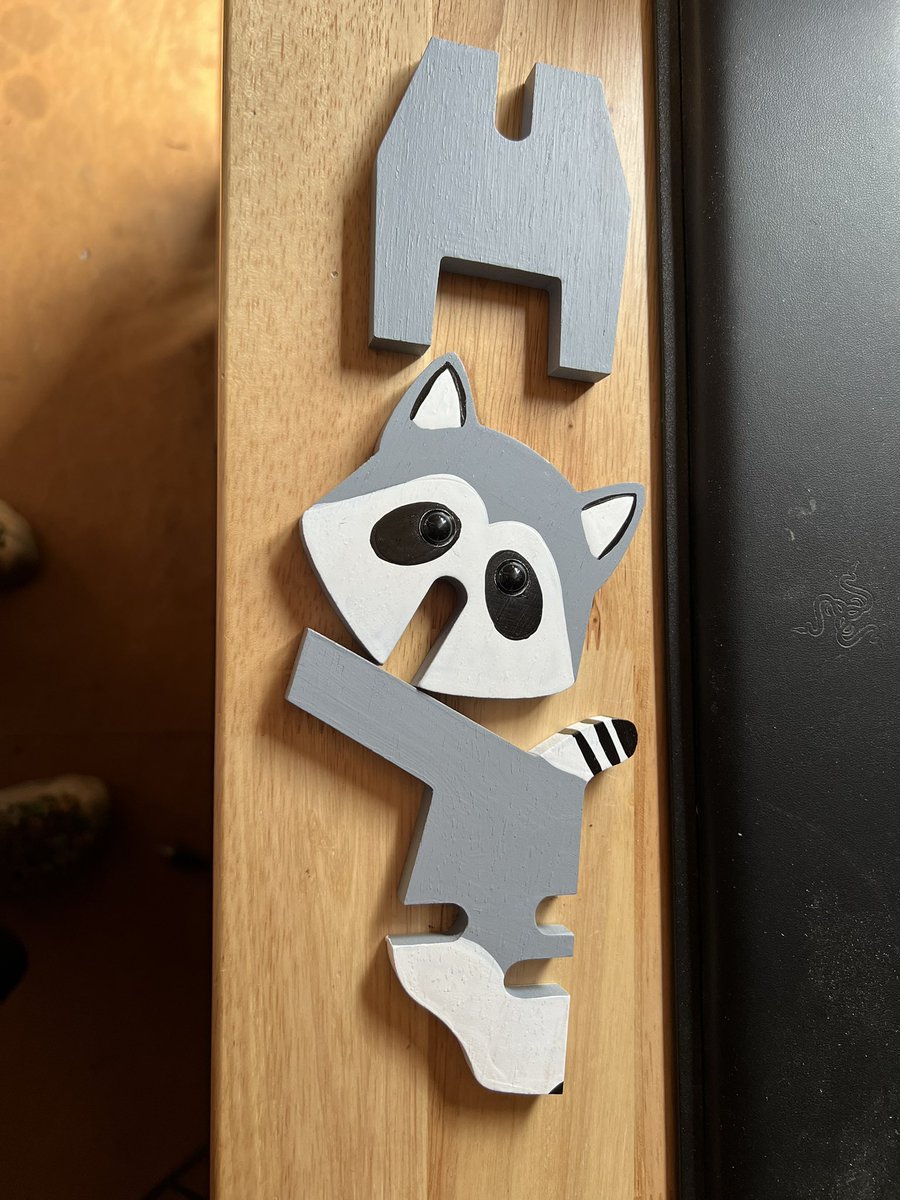 lasermonkey22's tweet photo. @alysia_jenifer Doing wooden trash pandas at the moment https://t.co/Etex3gLORh