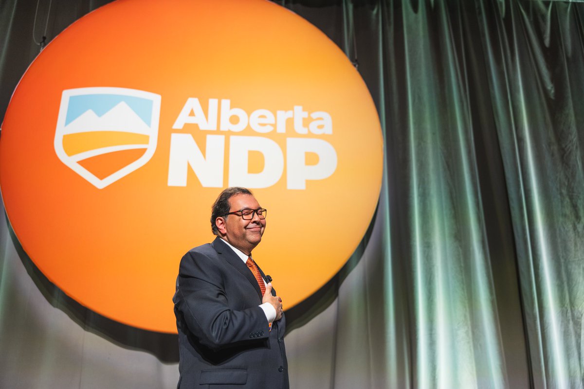 Wow - what an incredible day. I’m truly humbled and honoured to lead the Alberta NDP into its next era. Today feels like coming home. 

<a href="/RachelNotley/">Rachel Notley</a>’s legacy is one of tireless work, vision and dedication; she has built the party we see today. And to my fellow leadership