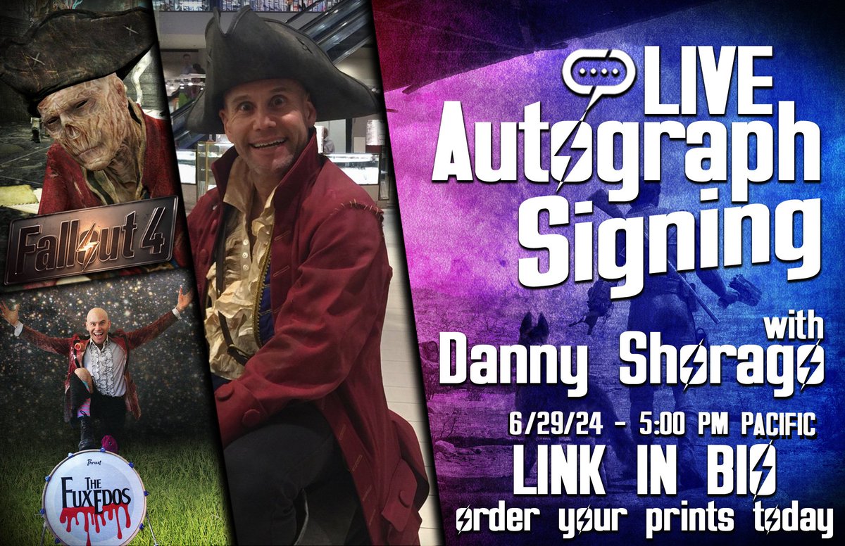 Come join me on the ‘Sham for a live autograph session next Saturday, JUNE 29 starting at 5 PM Pacific. 

I’ve got some nifty new stuff up on my Streamily (that top link in my Tree o’ Lynx in my bio) -- including a spankin’ new print of the ghoul guy, himself. 

Sharpieshitup!