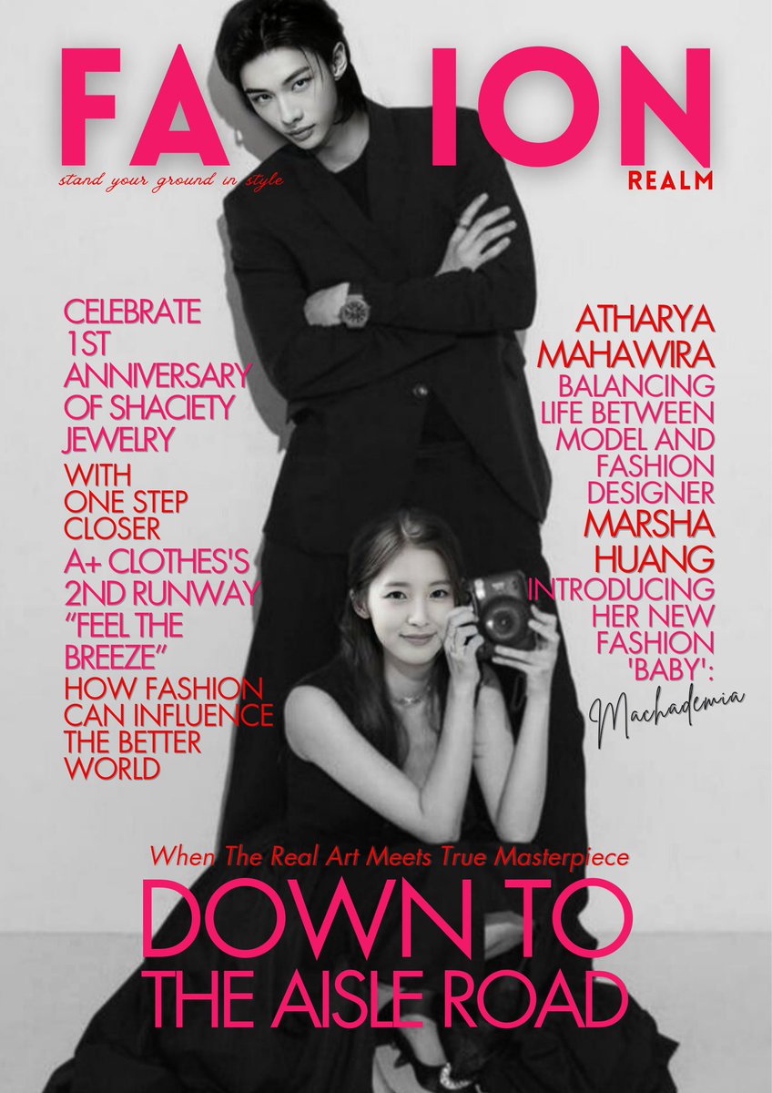[FASHION REALM]

DRIVEN BY LOVE...
How far can you get?

Let's meet Atharya Mahawira and Marsha Huang in our latest issue. The power couple shared their happiness with us. This designer duo has created their renown in the world of fashion. 

Check out more in our June volume 💅