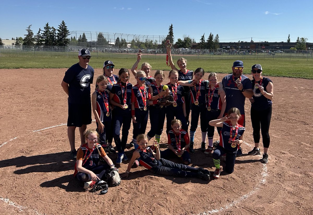 Well done U11! City champs today!! <a href="/MinorSoftball/">CalgaryMinorSoftball</a>