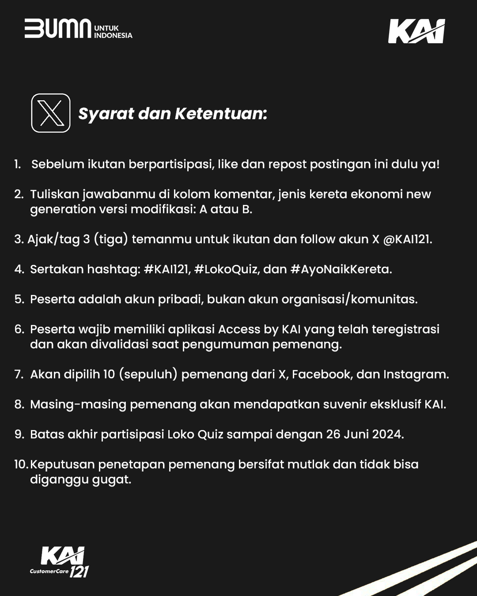 Kereta Api Indonesia tweet media