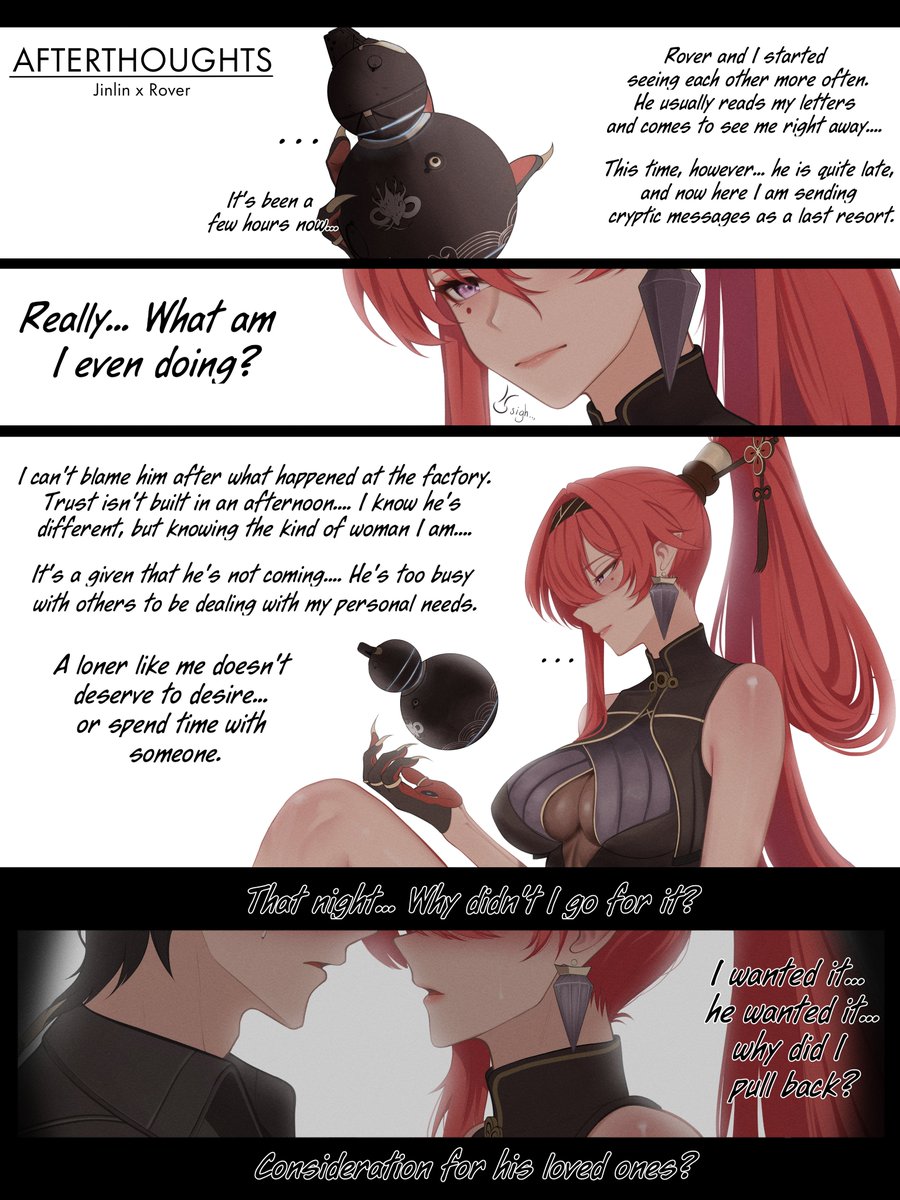 Shiwu_Shirou's tweet photo. [WuWa Comic] Afterthoughts

Yinlin... I might not have gotten you for my Rover, but I'll be sure to get you next time 🥲. Happy last week of Yinlin!

#鳴潮 #명조 #Rolin https://t.co/1dOggDwqDn