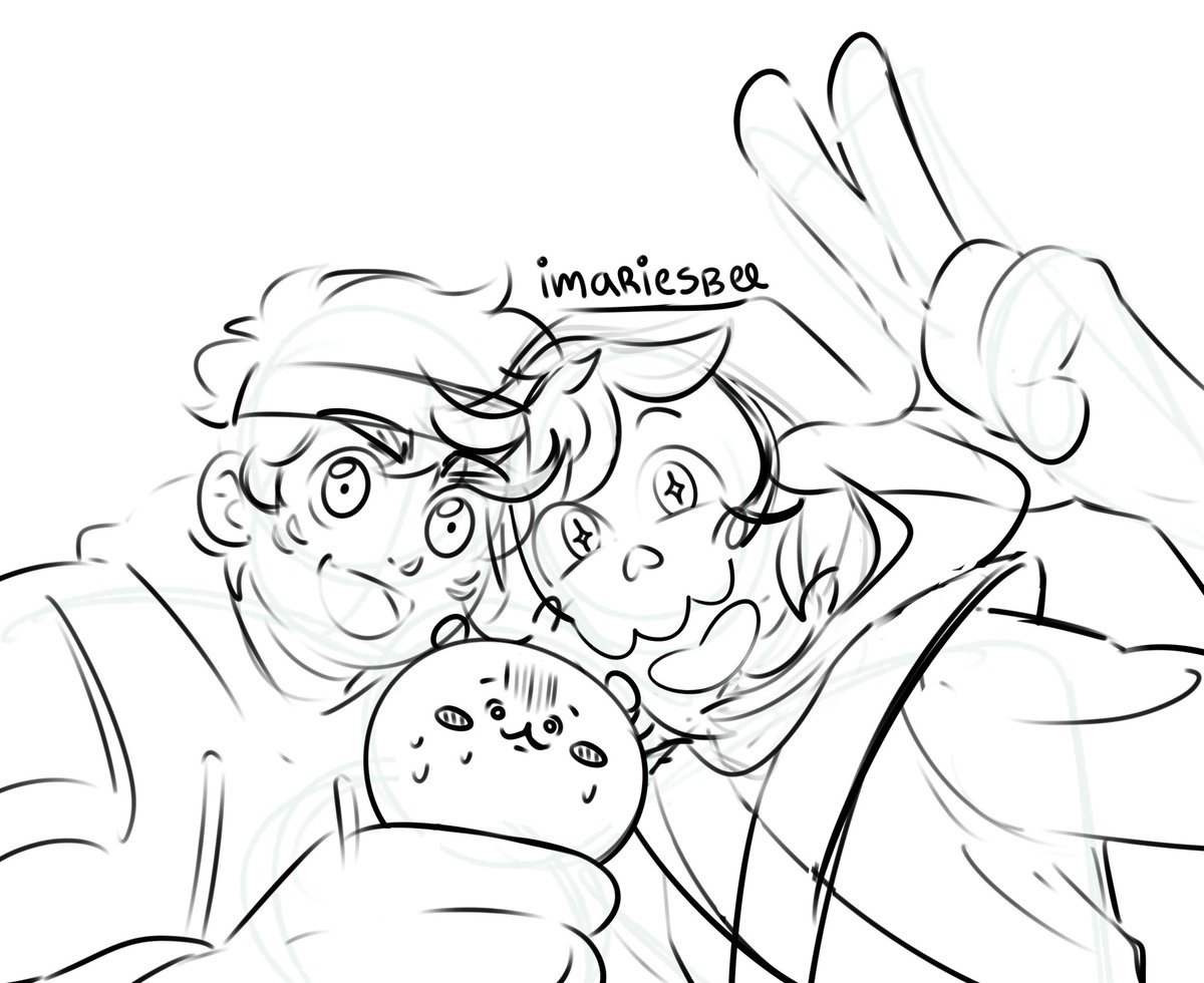 imariesbee's tweet photo. algo que hice cuando seguían en japón pero no terminé 🤡🤡 aunque si me gusta como iba quedando<3 #roierfanart #missafanart #missasinfoniafanart #missoier #wip https://t.co/jPgAo3M1gk