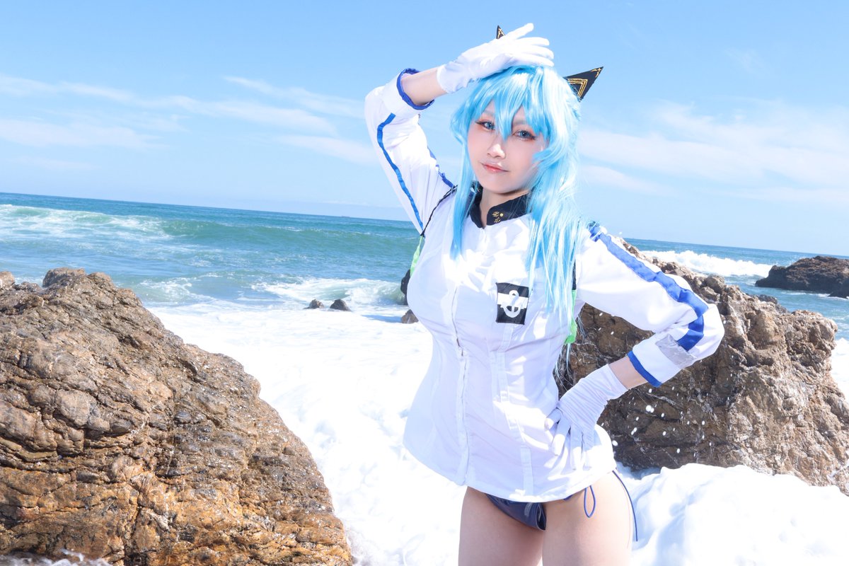 コスプレ/cosplay 勝利の女神:NIKKE ヘルム:アクアマリン 📸:キリさん