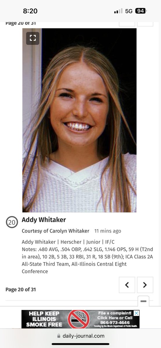 Thank you for the recognition of 1st team All-Area!  <a href="/DirtDevils06RJ/">Dirt Devils 06 RJ 18U Softball</a>