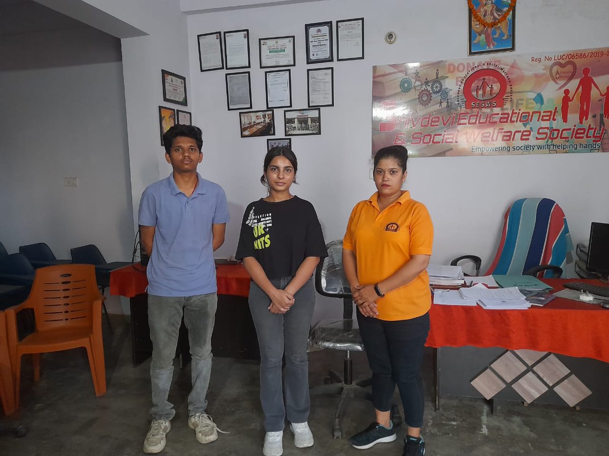 ShivdeviESWS's tweet image. A review meeting was organised with the Interns doing internships under the social internship program of Shivdevi Educational and Social Welfare Society.
#InternshipProgram
#SrijanSocialInternshipProgram
#Internship_Opportunity
#Training_Opportunity
#Positive_Initiative