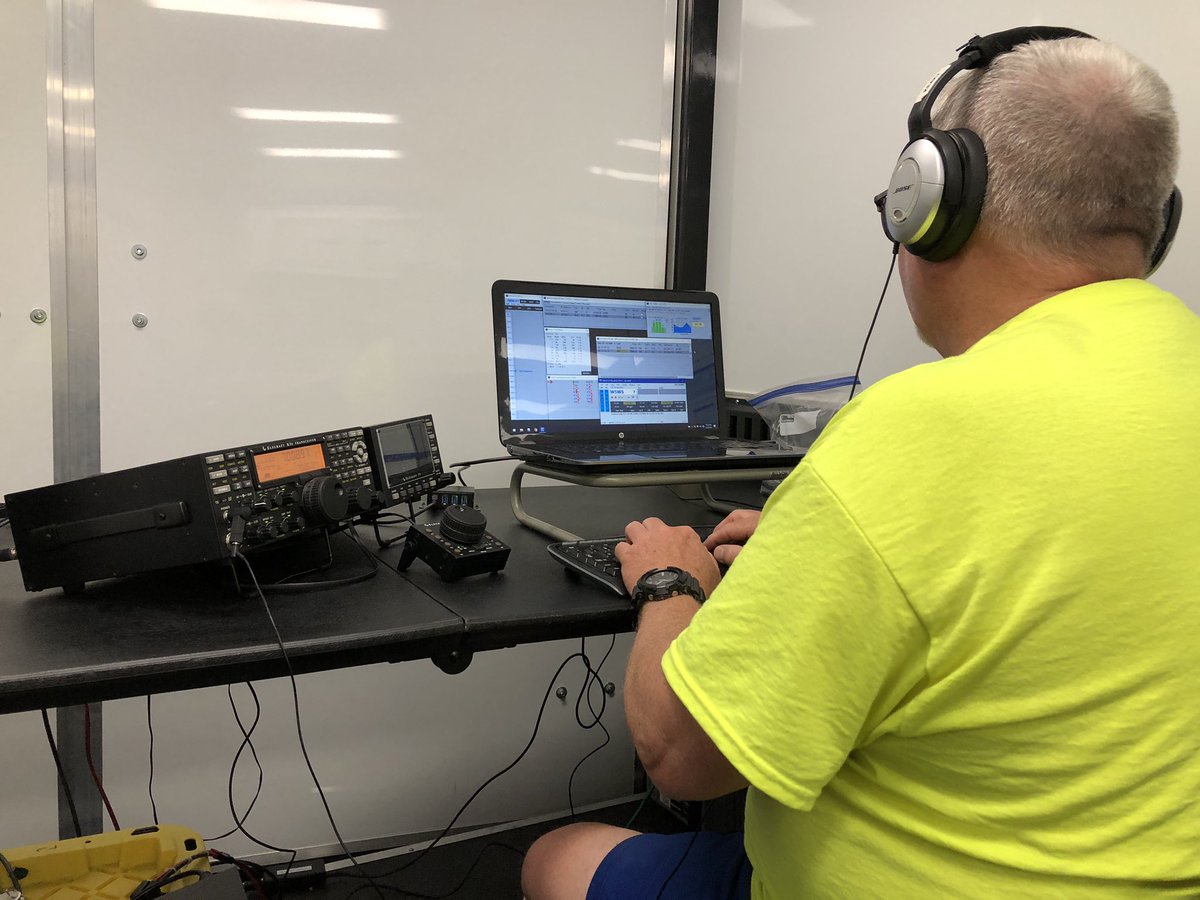 KC4WQ's tweet photo. #arrlfd #ky4ky  KE4KY cw into the night https://t.co/qwNOgP2O6t