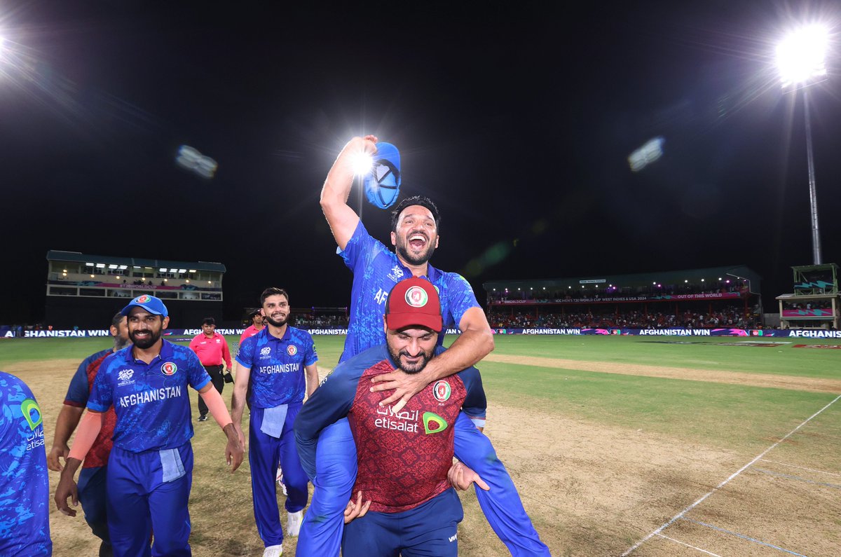SajjadSovereign's tweet photo. What a befitting to Australia for refusing to play a series with #Afghanistan
#T20WorldCup2024 #AUSvsAFG https://t.co/o6o82GZyG4