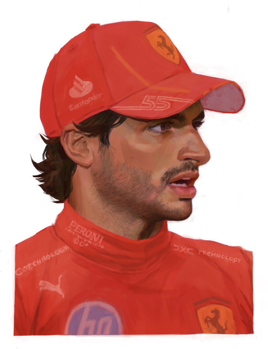 ChanFleshpng's tweet image. CARLOS FOR SPAIN!! 🌶️🏎️ #carlossainz #f1 #digitalart