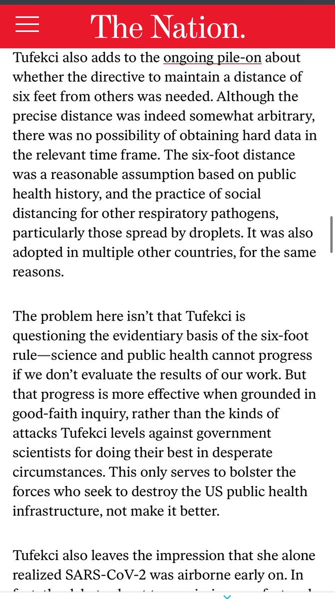 DrEricDing's tweet photo. 📍 The New York Times Is Failing Its Readers Badly on Covid

📌“Example of ‘science opinion’ run amok in the [NY Times] is a piece… by Zeynep Tufekci, a commentator with no training in biological science or epidemiology… ➡️Tufekci plays into the hands of the anti-science politicians who now seek vengeance on the flimsiest of grounds.”

By GREGG GONSALVES and JOHN P. MOORE
https://t.co/dI6TBX73cO