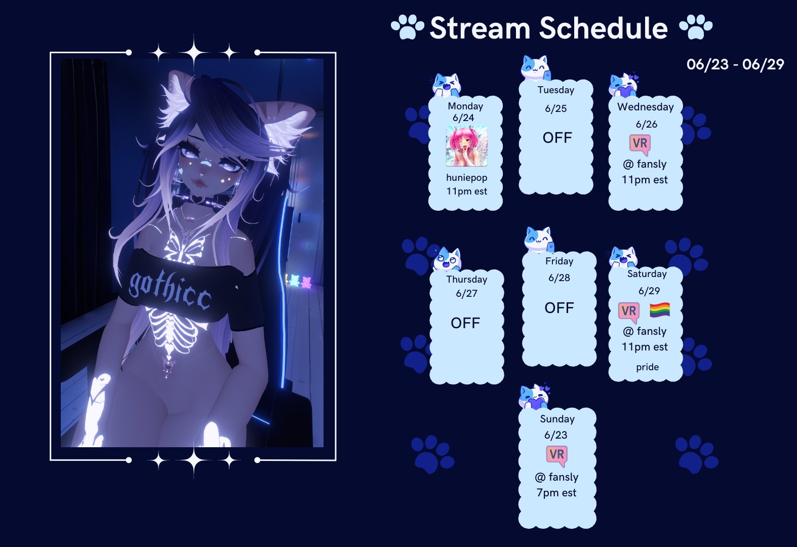my stream schedule for most of next week https://t.co/aBYjERukHR
