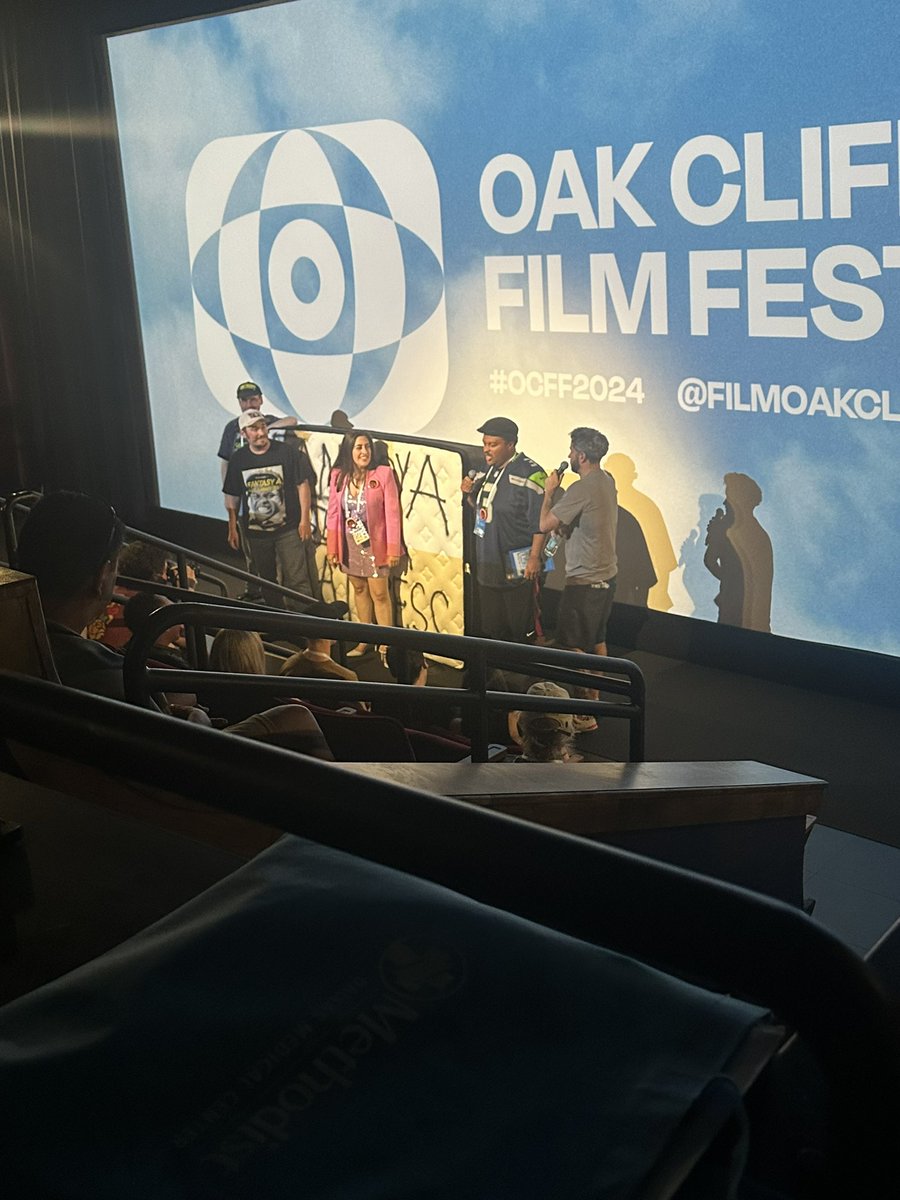 TristianCirca89's tweet photo. #FantasyAGetsAMatress has been my favorite film from #OCFF2024 so far. The entire crew, including Fantasy A himself, were so cool. He even did a freestyle rap for the audience. Be on the lookout for my review of the film over on @GeekVibesNation.

#OakCliffFilmFestival https://t.co/motJmOWsha