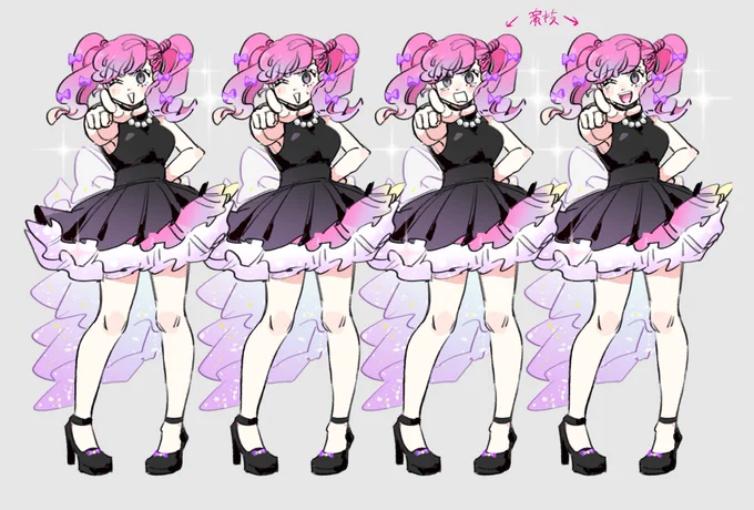 (サ終レベルに絵が描けてないのですが)最近描いたやつ全部創作です 