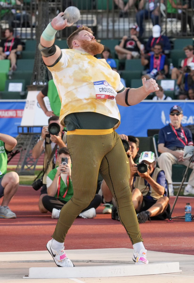 🚨<a href="/RCrouserThrows/">Ryan Crouser</a> Wins Olympic Trials🚨

Despite elbow surgery and a torn pec earlier this year, the 2X Olympic Champ threw 22.84m to pull away from a stacked field. 

<a href="/JoeKovacsUSA/">Joe Kovacs</a> finished 🥈 with 22.43m and Payton Otterdahl grabbed the coveted 🥉 (22.26m) to make the Olympic
