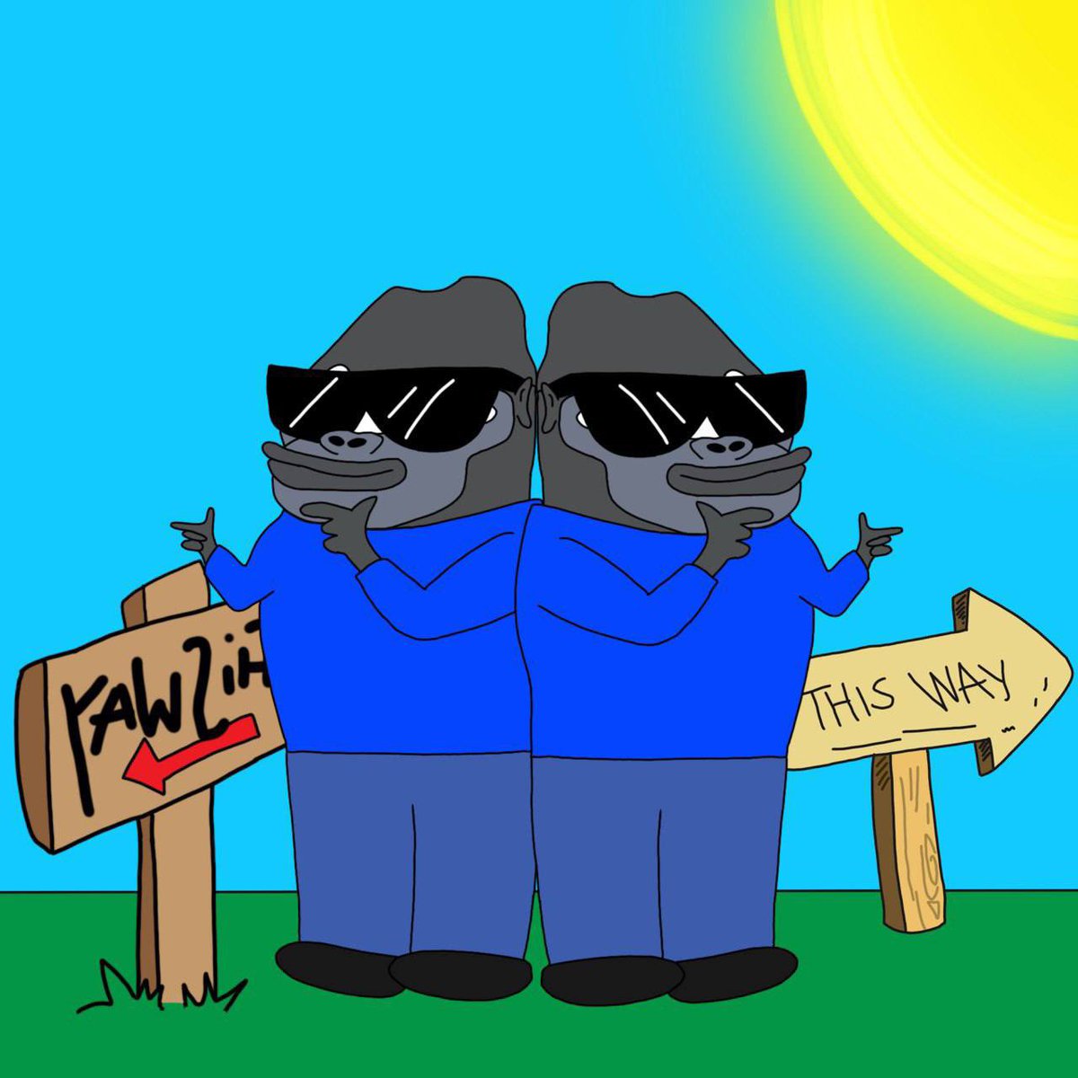 hawadoteth's tweet photo. Wasn’t sure what to $APE until I came across this Gorilla 🦍 

@apecoinsol_ https://t.co/4HXCzmQJuU