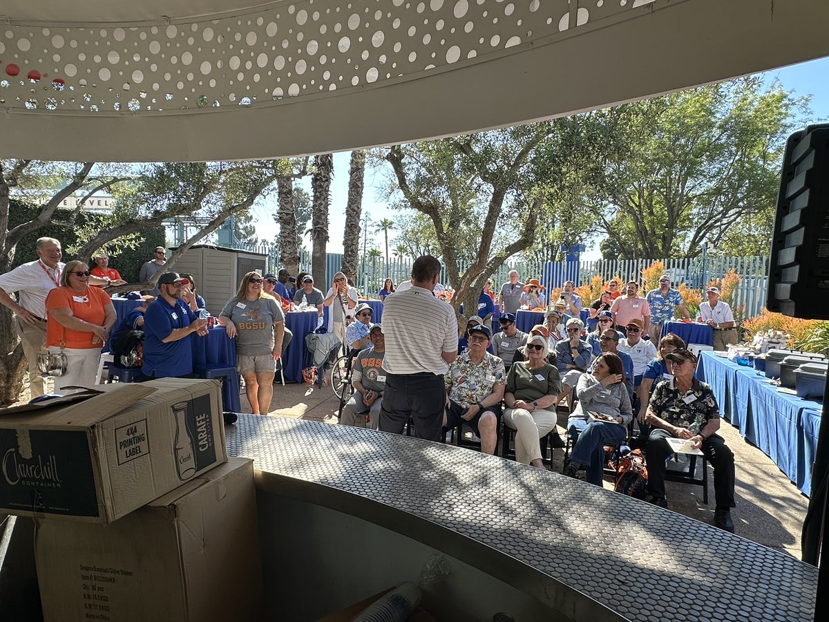Great night with <a href="/OrelHershiser/">Orel Hershiser</a> and our great alumni at the Dodgers game! So many proud, proud Falcons in LA! When <a href="/Pres_Rogers/">Rodney K. Rogers</a> talks about the “momentum” at BGSU, he is talking about all the people — past and present— who are making  <a href="/bgsu/">Bowling Green State University</a> <a href="/BGSU_Athletics/">BGSU Athletics</a> great!  <a href="/CoachHallock5/">Kyle Hallock</a>