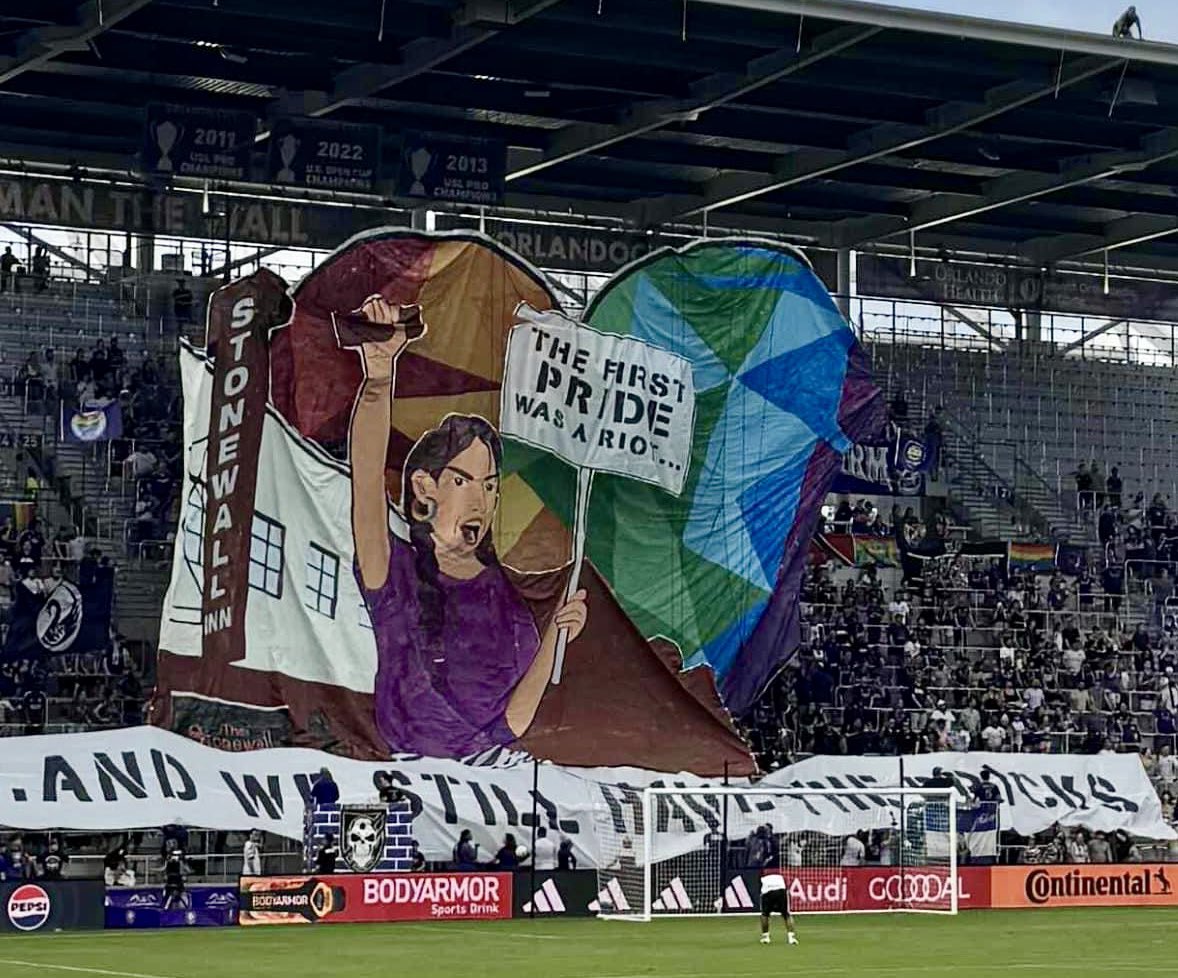 2 nights, 2 tifos, 2 wins, 1 Wall. 

ILF 🙏 <a href="/BlackSwansDC/">Black Swans Drinking Club - ⭐️</a>

Until next time...

#VamosOrlando #VamosPride