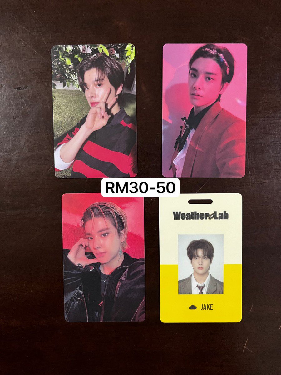 danisfea_'s tweet photo. 🇲🇾⚠️[WTS] JAKE PHOTOCARDS AT LOW PRICES⚠️
Hi dear Engenes💗, I am letting go all of my old PCs since I am very occupied with my studies and am not able to collect merchs and PCs anymore🥲. Refer link for details
https://t.co/9eMq5sSoba
#JAKE #MANIFESTO #ENHYPEN #pasarENHA https://t.co/51f0JcIV49