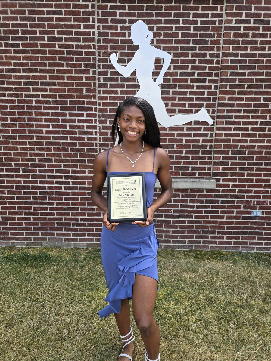 INTrackCCAssoc's tweet photo. Indiana Mr/Miss Track &amp; Field Awards were presented at the Indiana Track &amp; Field and Cross Country Hall of Fame and Museum in Terre Haute today.
Congratulations to Jila Vaden from Warren Central High School!
2024 Miss Field Event! https://t.co/1dUMkONPN2