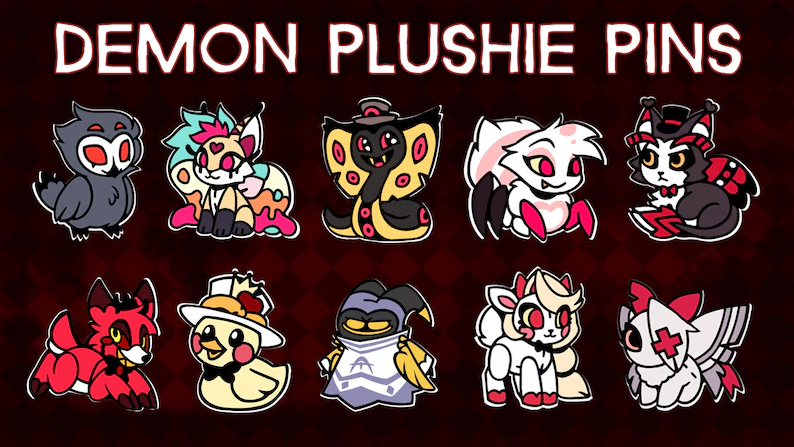 Slothie_Studios's tweet photo. 😈Hellaverse Pin Giveaway😈

To enter: 
✨Follow &amp; Retweet
✨(Bonus Entry) Comment Your Favorite Hazbin / Helluva Song!!

-Winner Picks 2 Pins
-Ships Worldwide
-Ends in 2 Weeks 😇

#helluvaboss #hazbinhotel #apologytour #stolas #blitzo https://t.co/7jgdXBPEsr