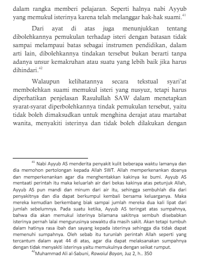 bangkitsanjayap's tweet photo. @siradjaminjak @PaijoKhentir saya gk prnah blg sama pnybabnya, tpi sama2 dlkukan pmkulan kan, dan objeknya sama, yaitu istri, apakah bda cra mukul untuk peringatan dan untuk batalkan sumpah? padahal asal katanya atau kata dasarnya sama yaitu dhoroba, nih saya kasih ss dri skripsi, sdah psti ada uji ilmiahnya https://t.co/HjDyes0A8y