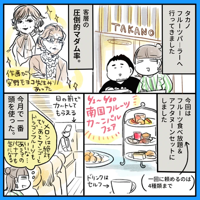 ～タカノフルーツパーラー行ってきたよ日記～ 