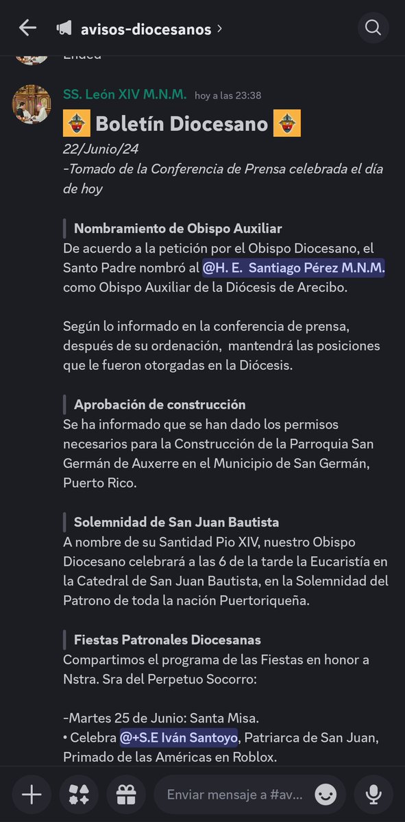 Ro_Arqsj's tweet photo. Boletín Diocesano de hoy https://t.co/lYk1BJ5Vm9