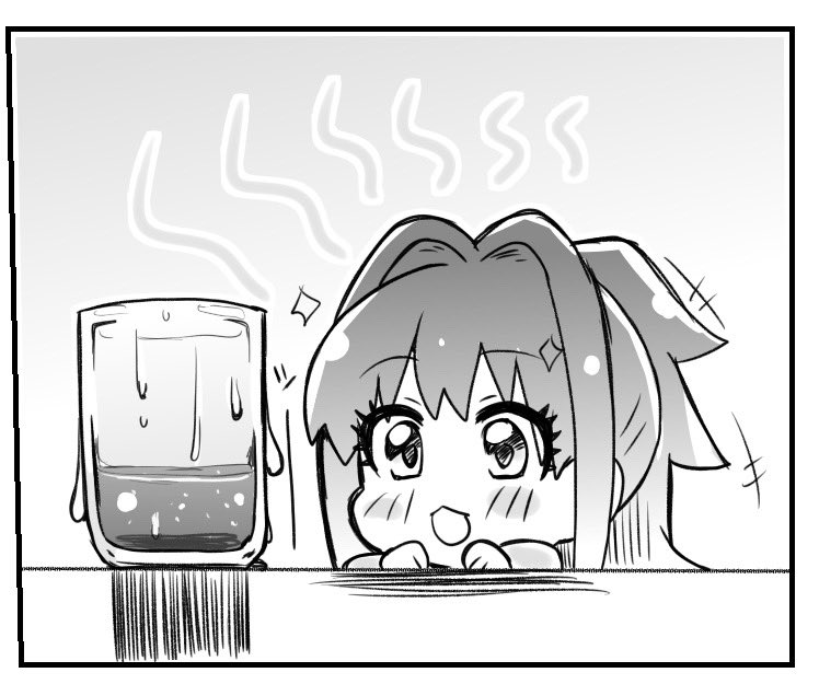 茜ちゃん置いてたら湿度なくなりそうだから この時期よさそう それはそうと熱くて ぬるくなりそう 